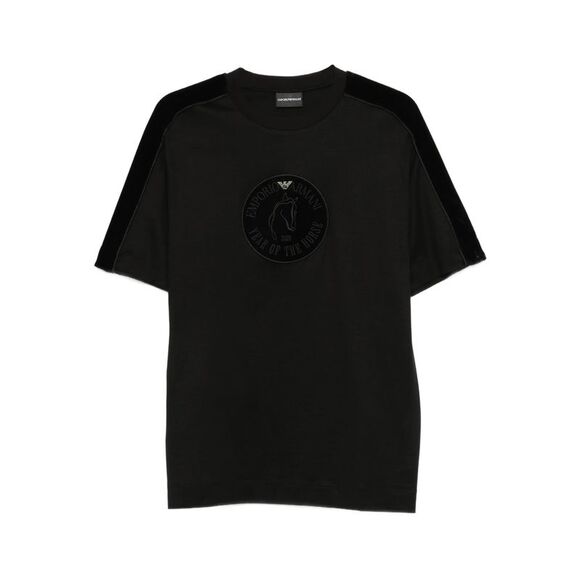 Emporio Armani Black T-Shirts & Vests - T-Shirts Men